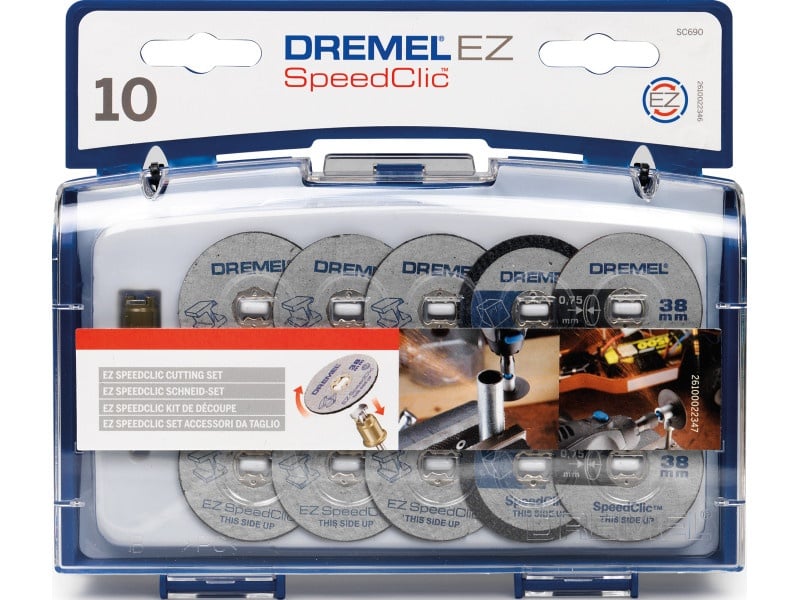 DREMEL EZ SpeedClic SC690 Set de discuri de tăiere 10 bucăți