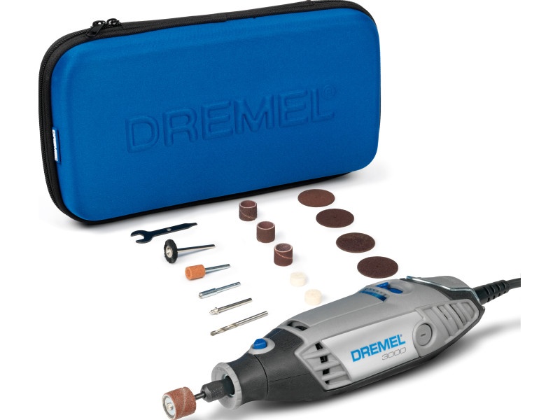 DREMEL Unealtă multifuncțională + set de accesorii din 15 piese 3000-15