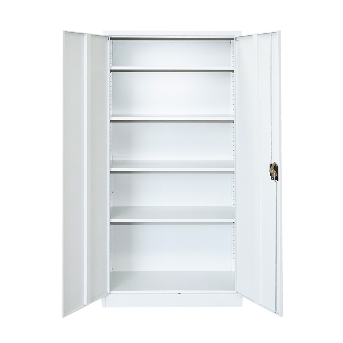 Dulap metalic fiset 1800x900x400mm cu 2 usi securizate, 4 polite, gri, Cod: BK77453, Brand: BRECKNER GERMANY - 3 | YEO