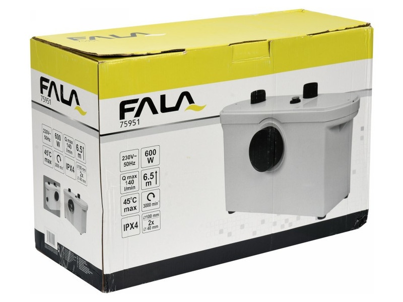 FALA Pompă de măcinat ape uzate 600W - 3 | YEO