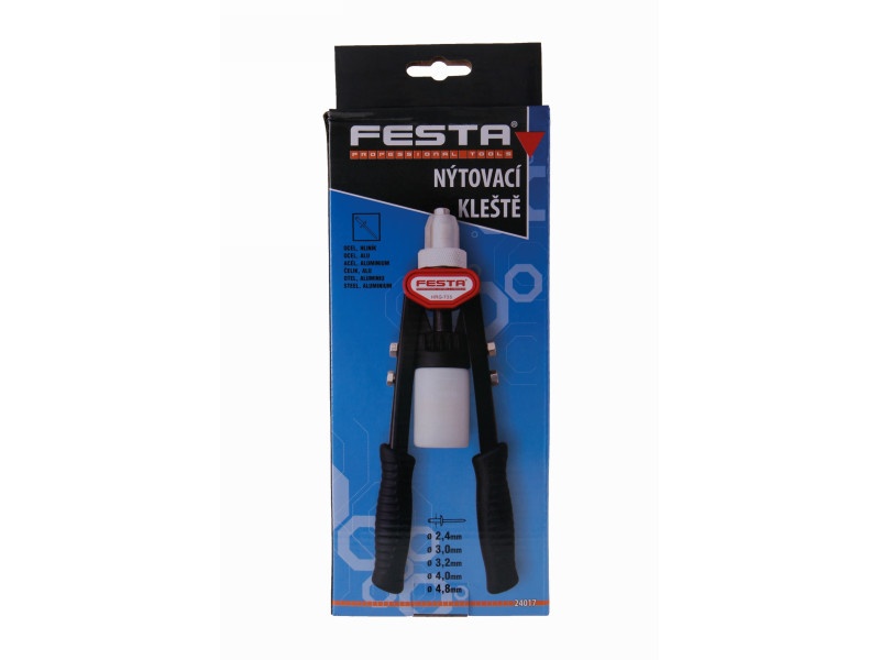 FESTA Clește pentru nituri pop cu pârghie 280 mm (2,4-4,8 mm)