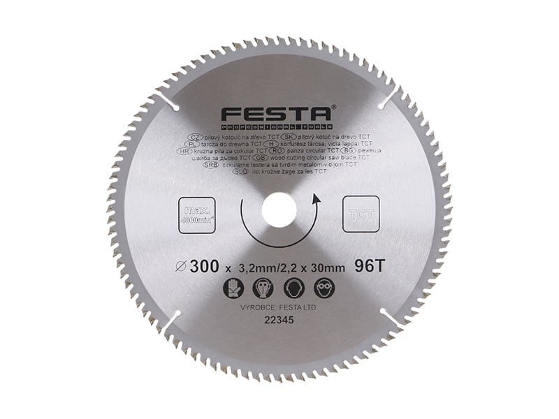 FESTA Lamă de ferăstrău pentru lemn 300 x 30 x 2,2 mm / 96T