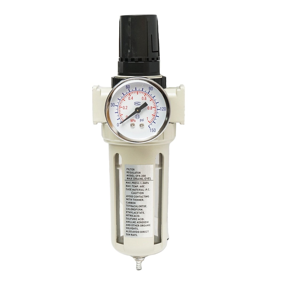 Filtru aer cu regulator de presiune max 1 Mpa, 150 psi, Cod: BK77481, Brand: HOTECHE