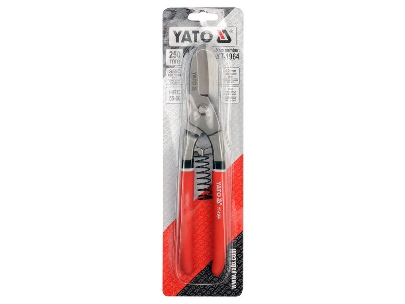 Foarfece de tăiat plăci YATO 250 mm drept - 2 | YEO