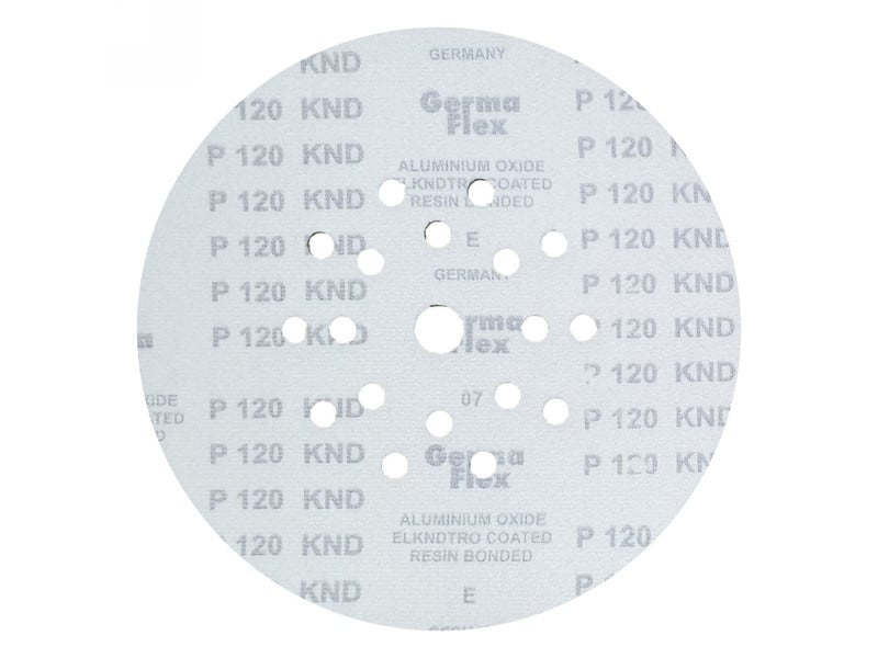 GERMAFLEX Disc de fixare Velcro 225 mm / P120 18+1 găuri (5 buc) - 1 | YEO