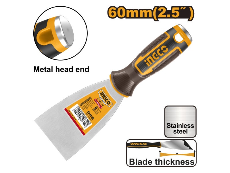 INGCO Spakli 60 mm inox mâner moale