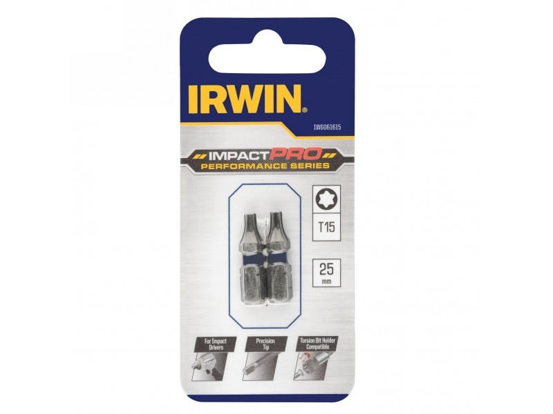 IRWIN Impact Pro Bithegy T15 x 25 mm (2 buc)