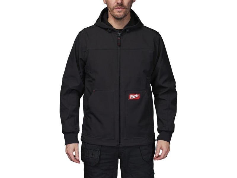 Jachetă cu glugă MILWAUKEE Freeflex™ Softshell negru 3XL