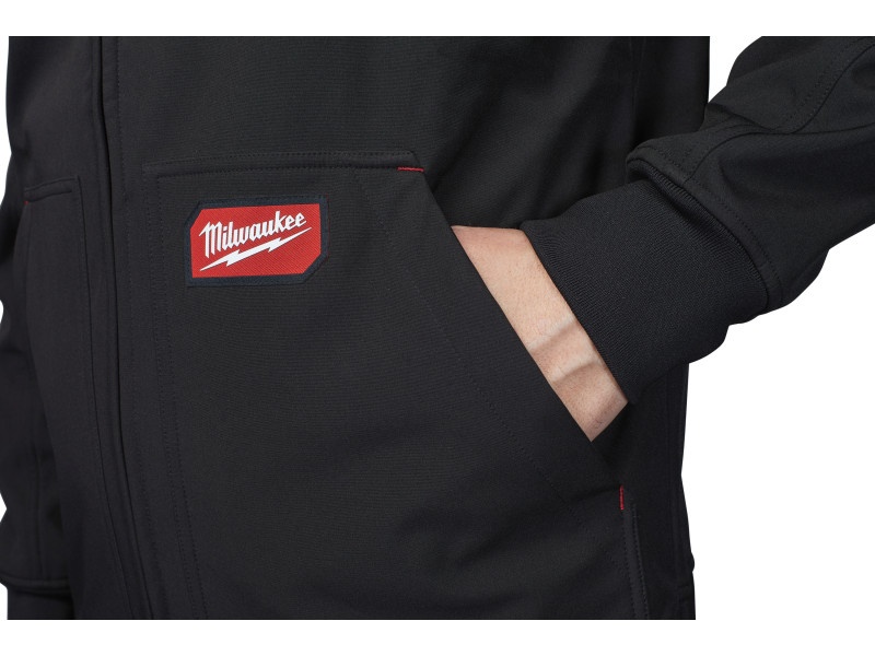 Jachetă cu glugă MILWAUKEE Freeflex™ Softshell negru L - 3 | YEO