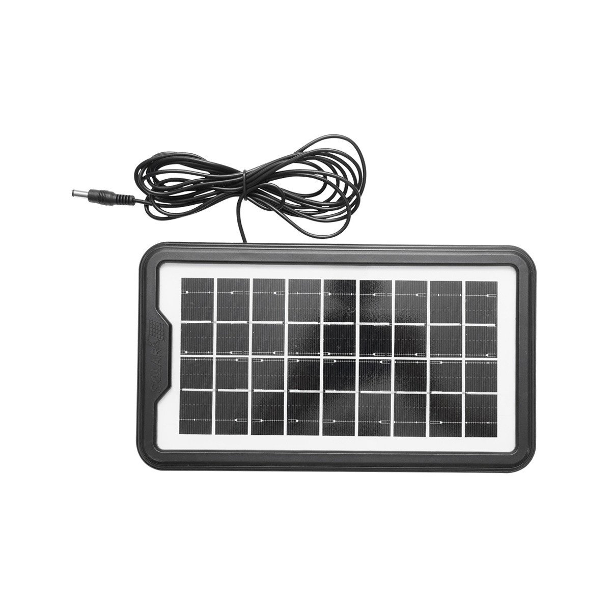 Kit iluminat portabil, LED, cu 3 becuri/proiector, panou solar si baterie 6V, 3Ah, pentru pescuit, camping, GD-17, Cod: DISLK20, Gdplus