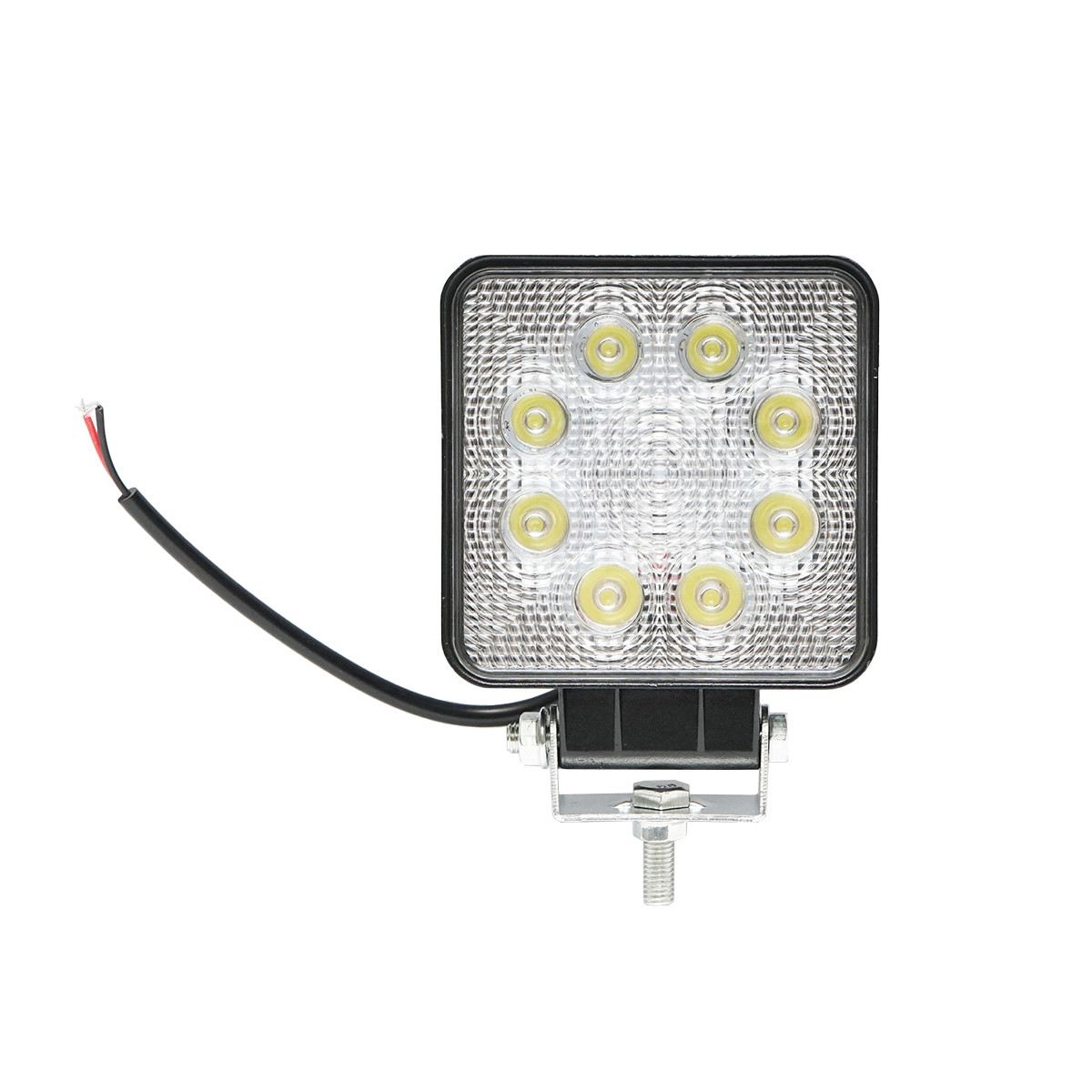 Lampa 8 LED-uri 10-60V 24W unghi radiere 30 de grade tip spot 107x107x51mm 6000K IP67, Cod: BK69003S, Brand: BRECKNER GERMANY