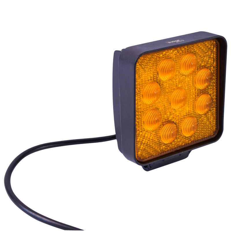 Lampa ceata cu 9 LED-uri 10-30V 27W unghi radiere 60 de grade tip flood, Cod: BK69056F, Brand: BRECKNER GERMANY