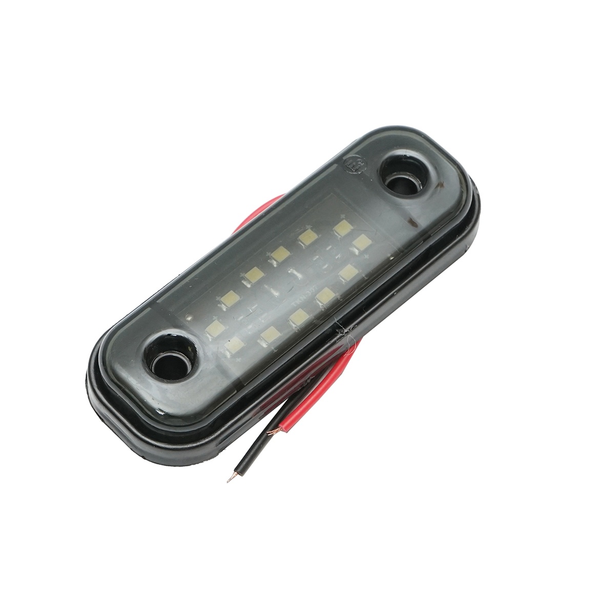 Lampa laterala gabarit slim LED 12-24V, alb-fumuriu 89x32mm , Cod: BK79669, Brand: BRECKNER GERMANY