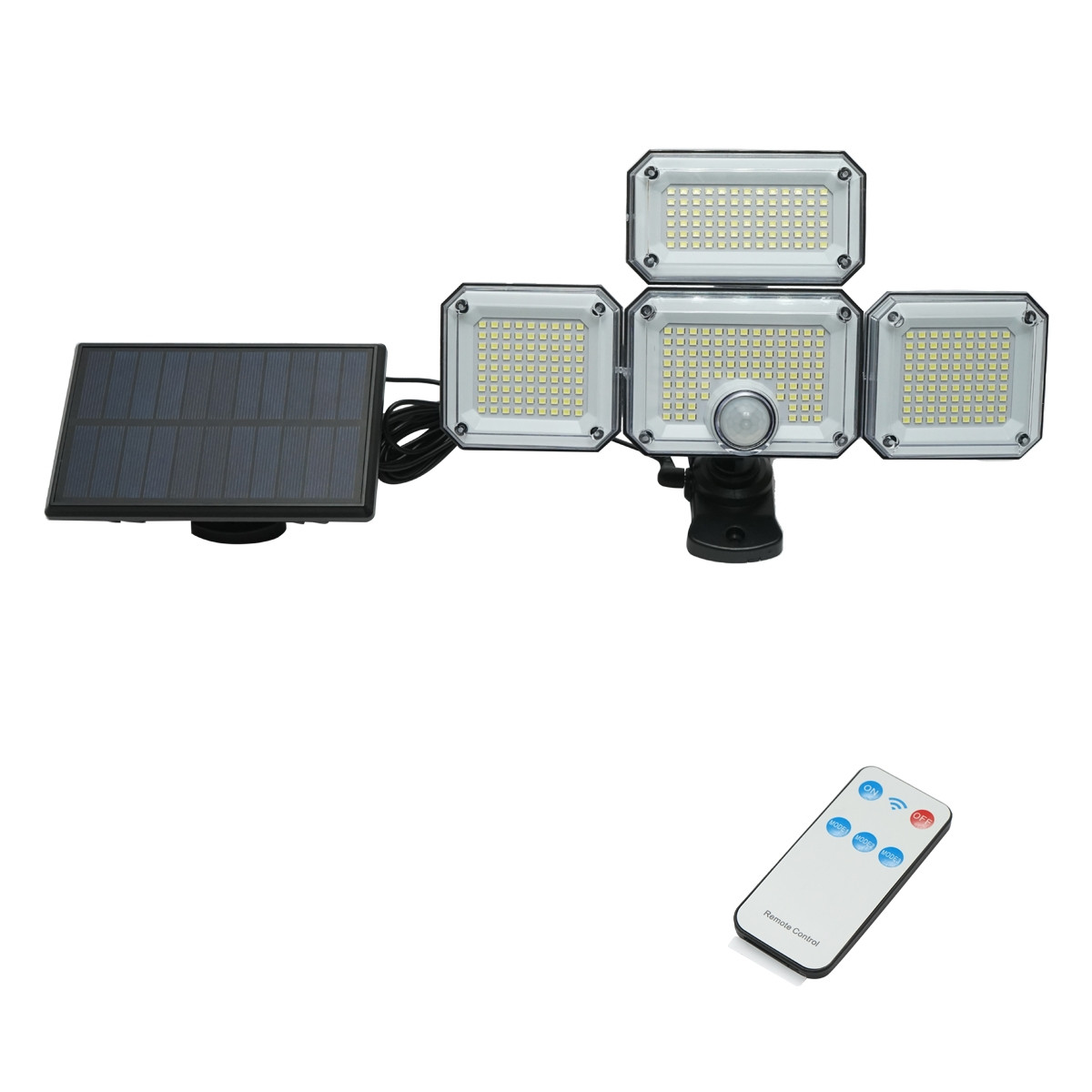 Lampa LED 8W cu panou solar telecomanda si baterie 2400mAh, IP65, Cod: BK69955, Brand: BRECKNER GERMANY