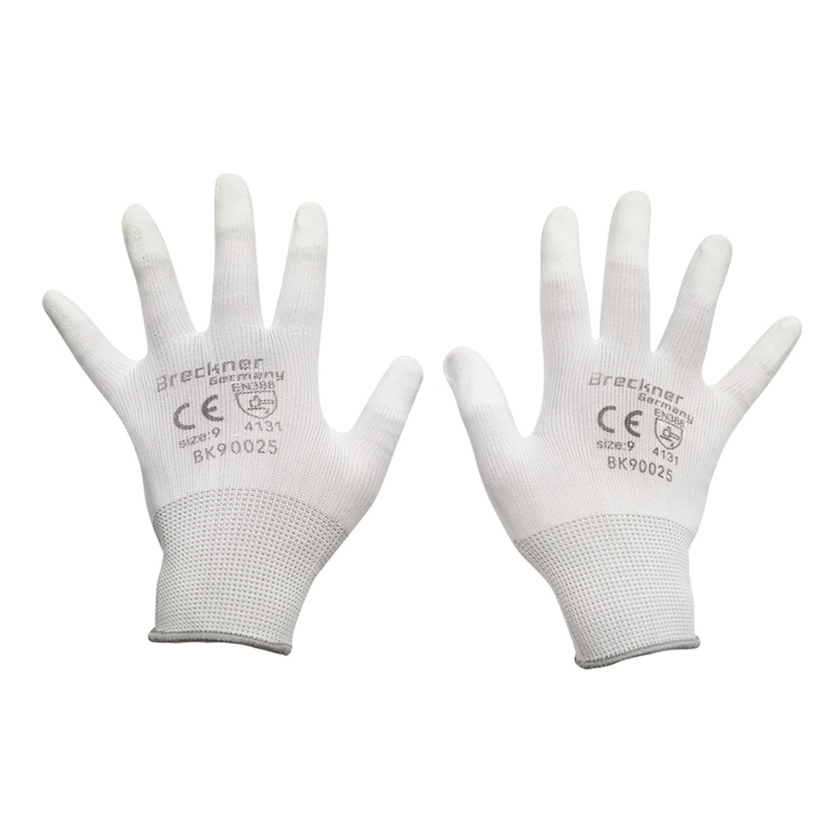 Manusi de protectie sintetice cauciucate albe marimea 9 , Cod: BK90025, BRECKNER GERMANY - 1 | YEO