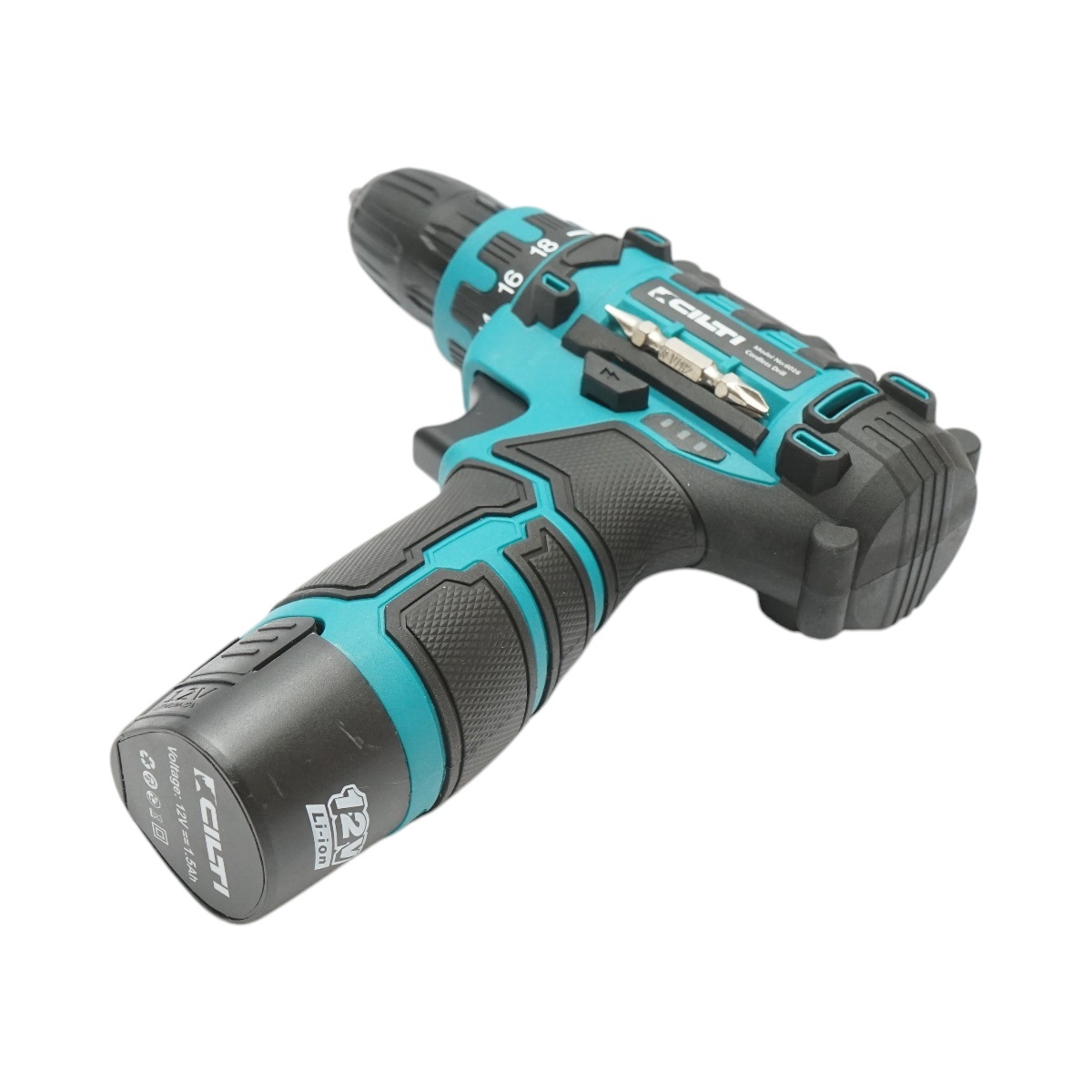 Masina de gaurit si insurubat cu 2 acumulatori 12V/1.5Ah, cuplu 17-19Nm, Cod: DISTN76 - 3 | YEO
