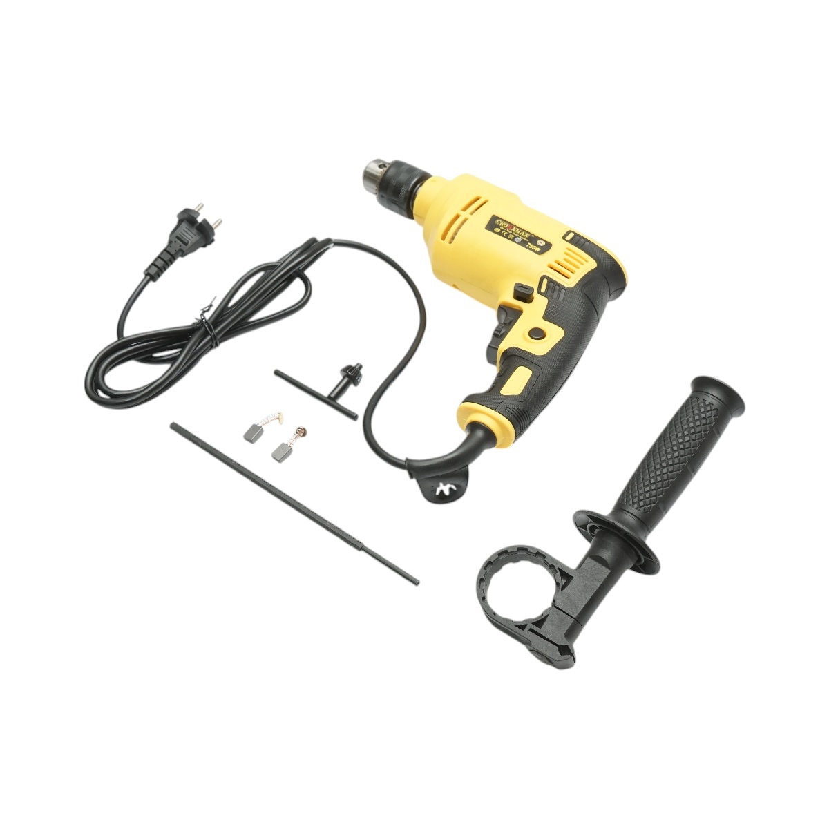 Masina de gaurit si insurubat cu impact 750W, mandrina 13mm, turatie 3000rpm , Cod: DISUG44, Crownman - 2 | YEO
