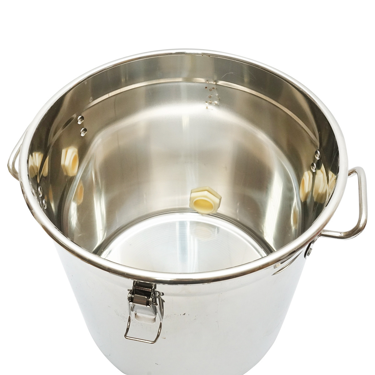 Maturator din inox cu capac pentru miere de albine 40kg, Cod: DISKS43 - 3 | YEO