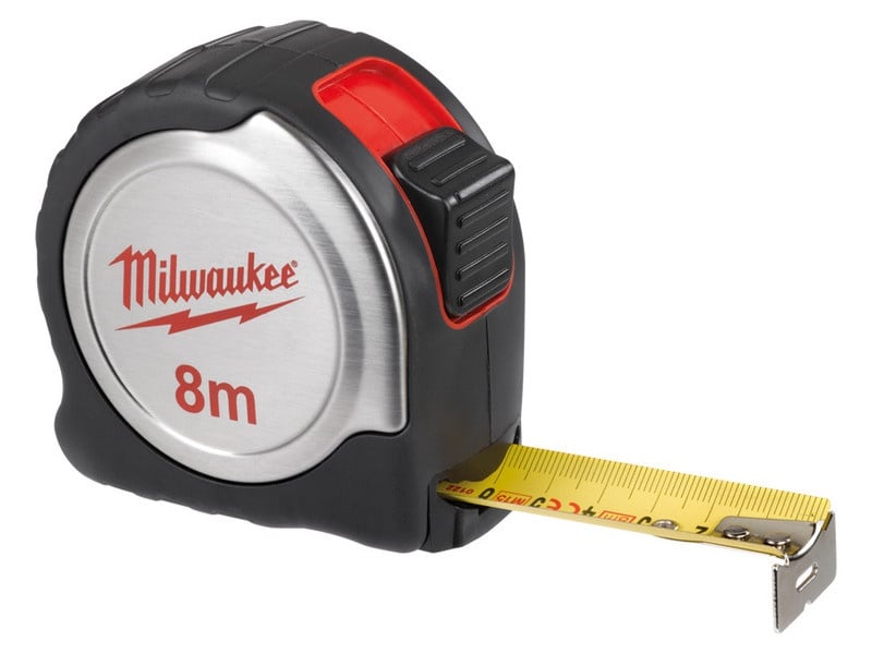 MILWAUKEE Bandă de măsurat 8 m x 25 mm metric