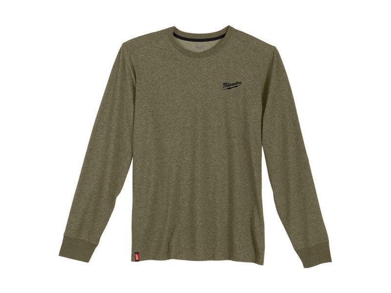 MILWAUKEE Hybrid tricou cu mânecă lungă verde HTLSGN L