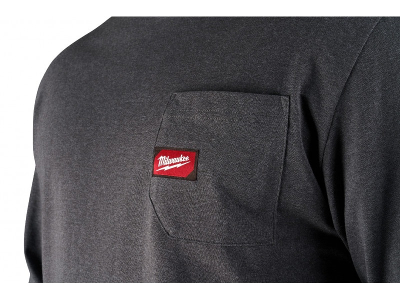 MILWAUKEE Tricou cu mânecă lungă gri WTLSG-XL WORKSKIN™ - 3 | YEO