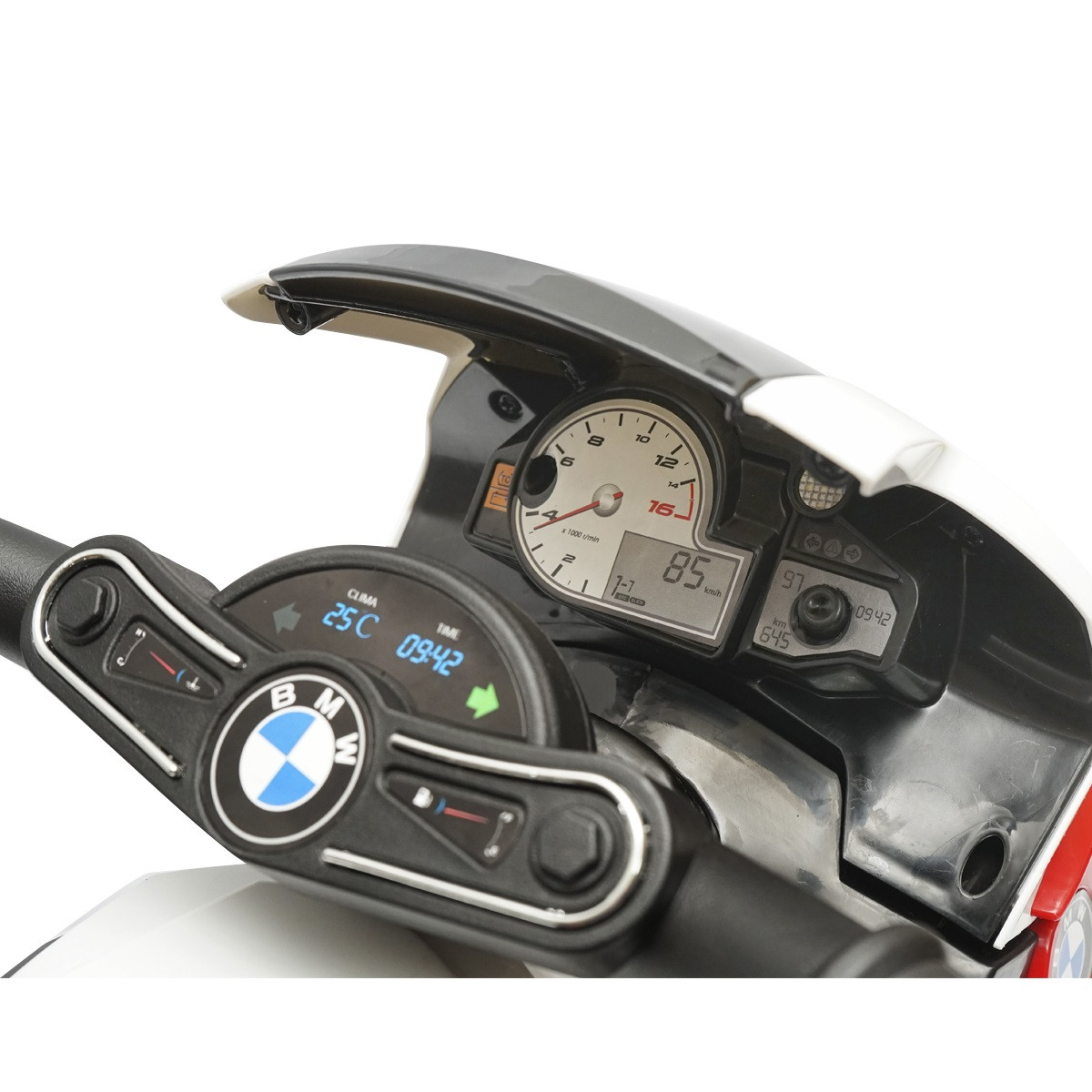 Motocicleta electrica pentru copii, rosie, JT5188, cu baterie 6V/4Ah, BMW S1000R, Cod: DISLF31R, Lean Cars - 3 | YEO