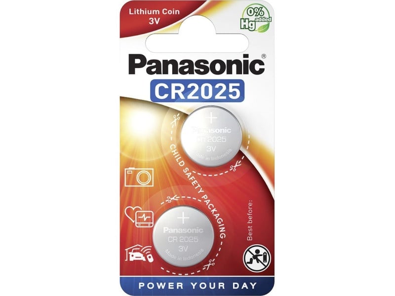 PANASONIC CR2025 celulă buton litiu 3 V (2 buc)