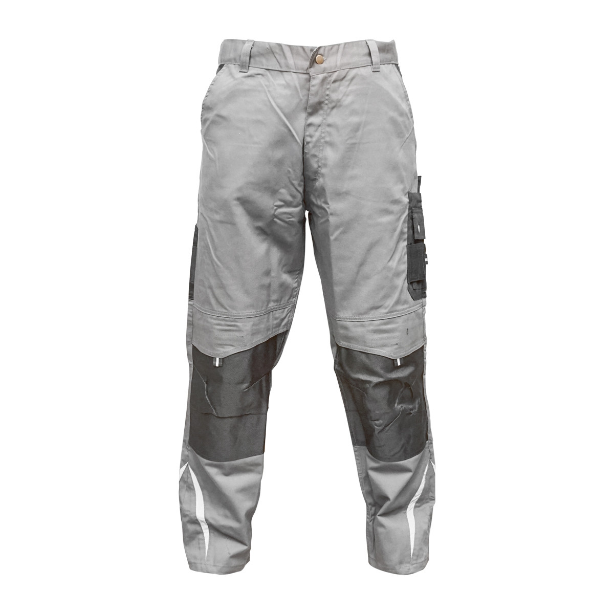 Pantaloni de lucru, poliester cu bumbac, gri cu negru, S,Cod: BK77229, Breckner Germany