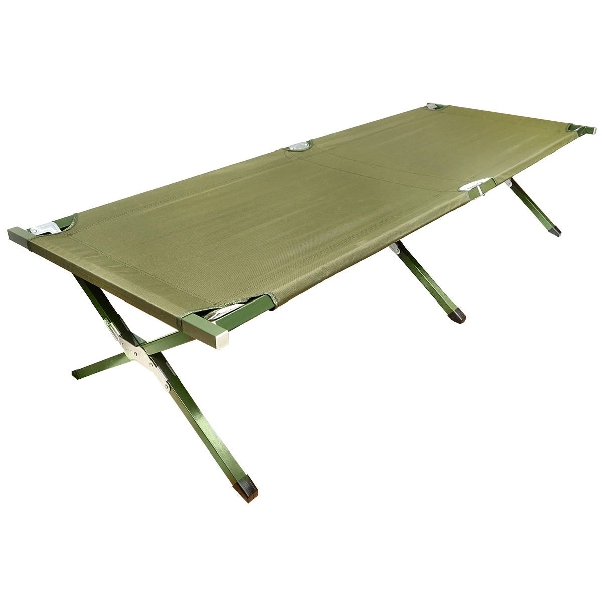 Pat pliabil de campanie, camping verde olive 190x66x42 cm, Cod: DISDM58,Brand: BRECKNER GERMANY - 1 | YEO