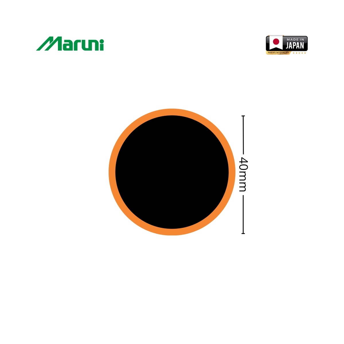 Petice vulcanizare rotunde 40mm pentru camere de aer 25 buc/set Maruni made in Japan, DISRL28 - 1 | YEO