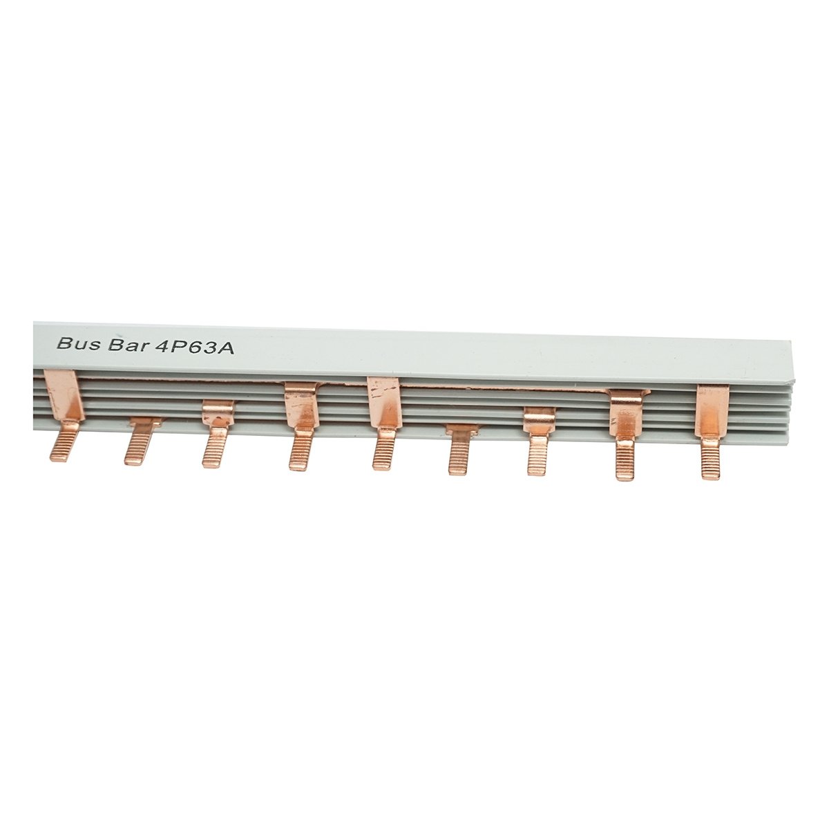 Pieptene, busbar trifazat 1m, 4P, 63A pentru alimentare sigurante automate, Cod: BK78993, Brand: BRECKNER GERMANY