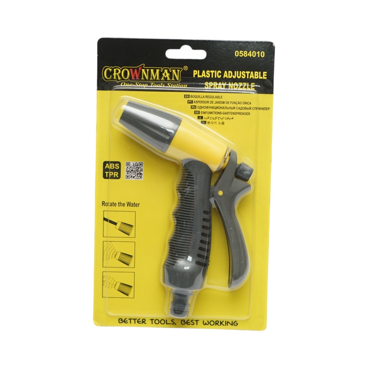 Pistol de stropit reglabil 3 moduri pentru furtun gradina , Cod: DISUF73, Crownman - 1 | YEO