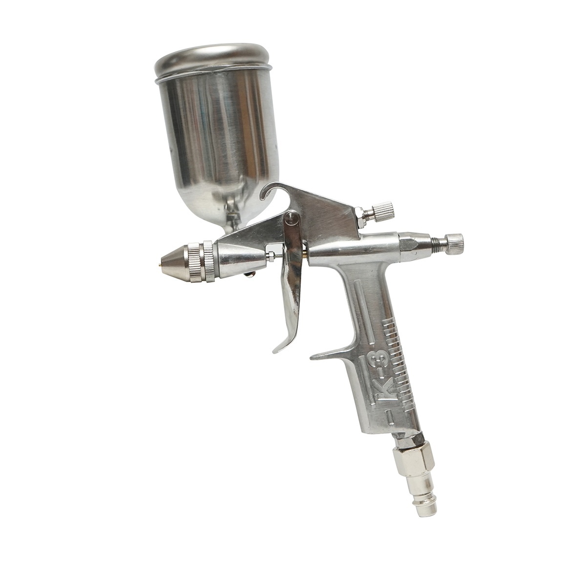 Pistol de vopsit cu aer comprimat 200ml, duza 0.5mm, debit 60ml/min, presiune max. 2.5 bar K-3, Cod: BK7612