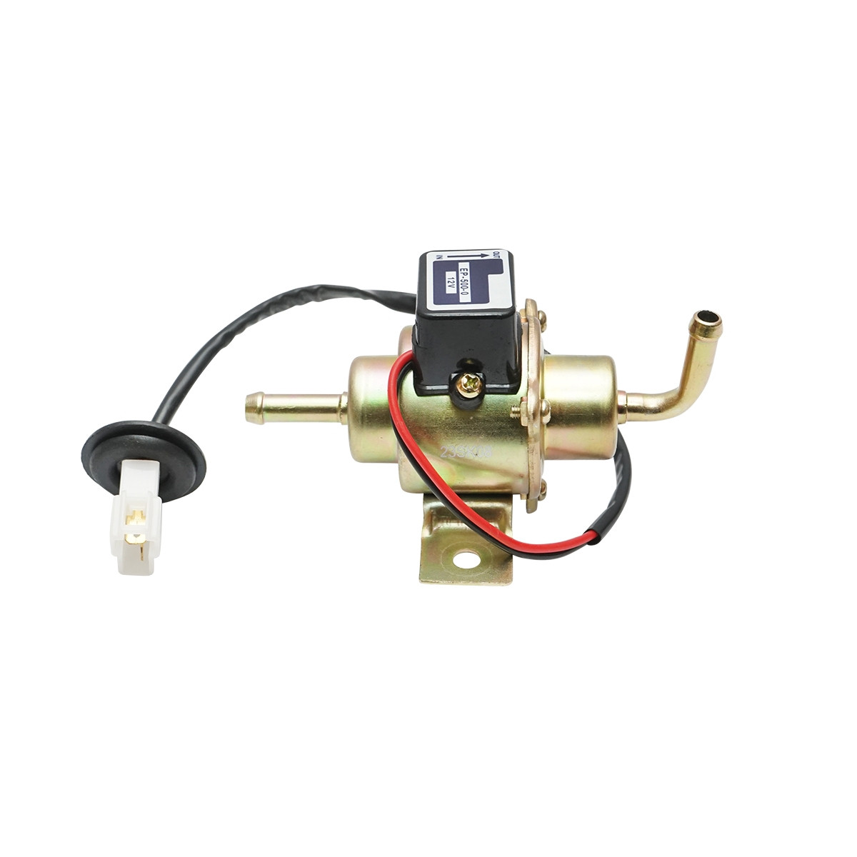 Pompa alimentare electrica universala 12V, L=130mm, fi 8mm pentru motorina/benzina OEM YK-3107, EP-500-0, Cod: DISSR67, Brand: AUTOSPEED - 1 | YEO