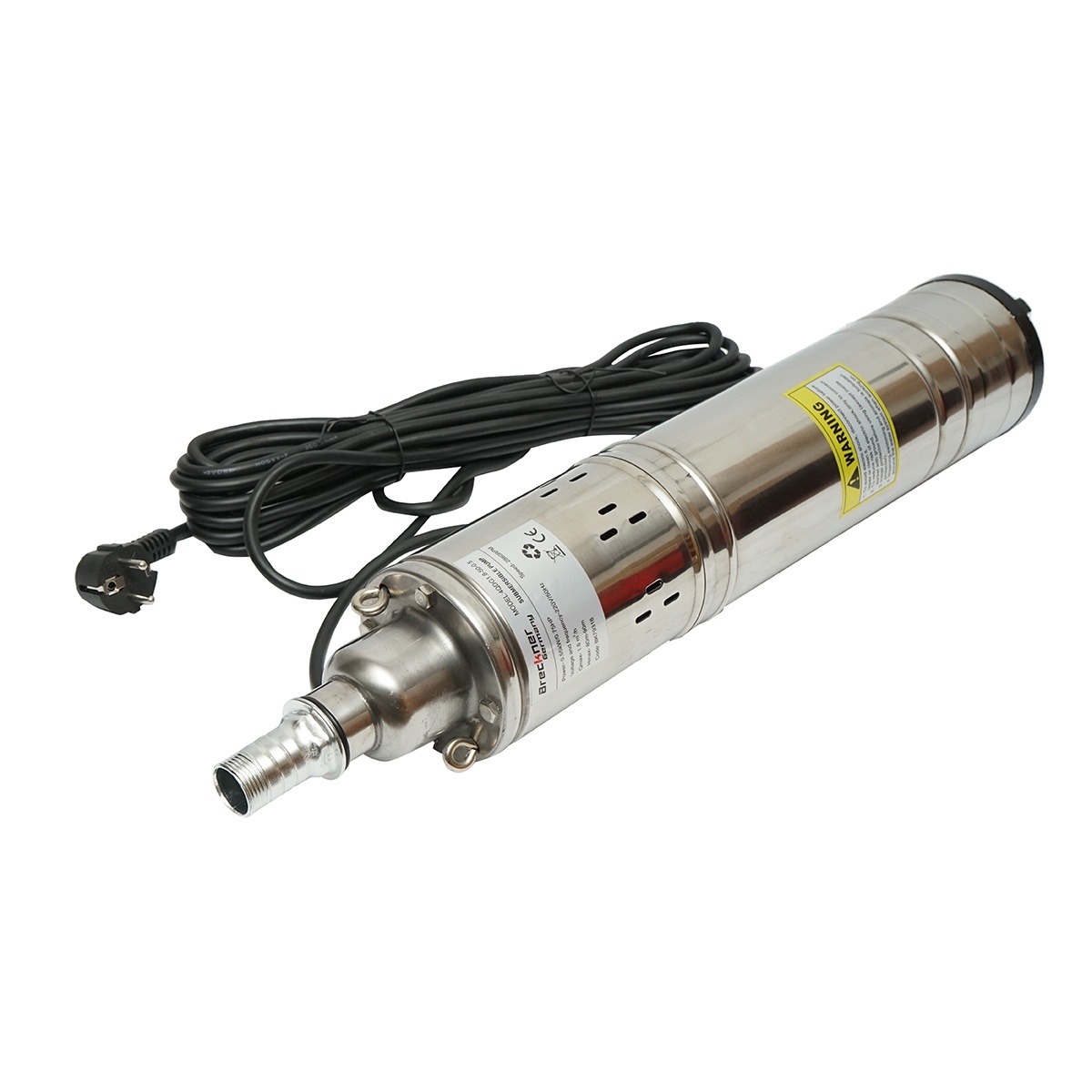 Pompa apa submersibila 550W/0.75HP, 220V, D100mm, 30 l/min, 1.8 m3/h, H80-90m, 2860 rpm 4QDG1.8-50-0.5, Cod: BK79318, Marca: BRECKNER GERMANY - 1 | YEO