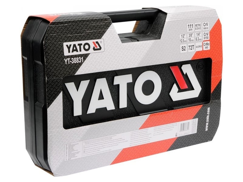 Set de prize YATO 111 piese 1/4", 3/8", 1/2" CrV - 4 | YEO