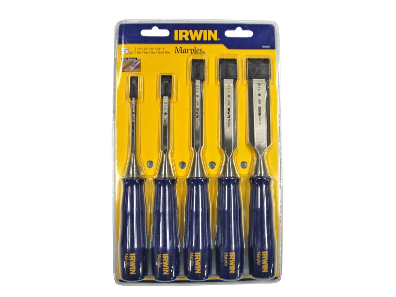 Set tăietor de lemn IRWIN Marples 5 piese cu mâner din plastic (6-10-13-19-25 mm)