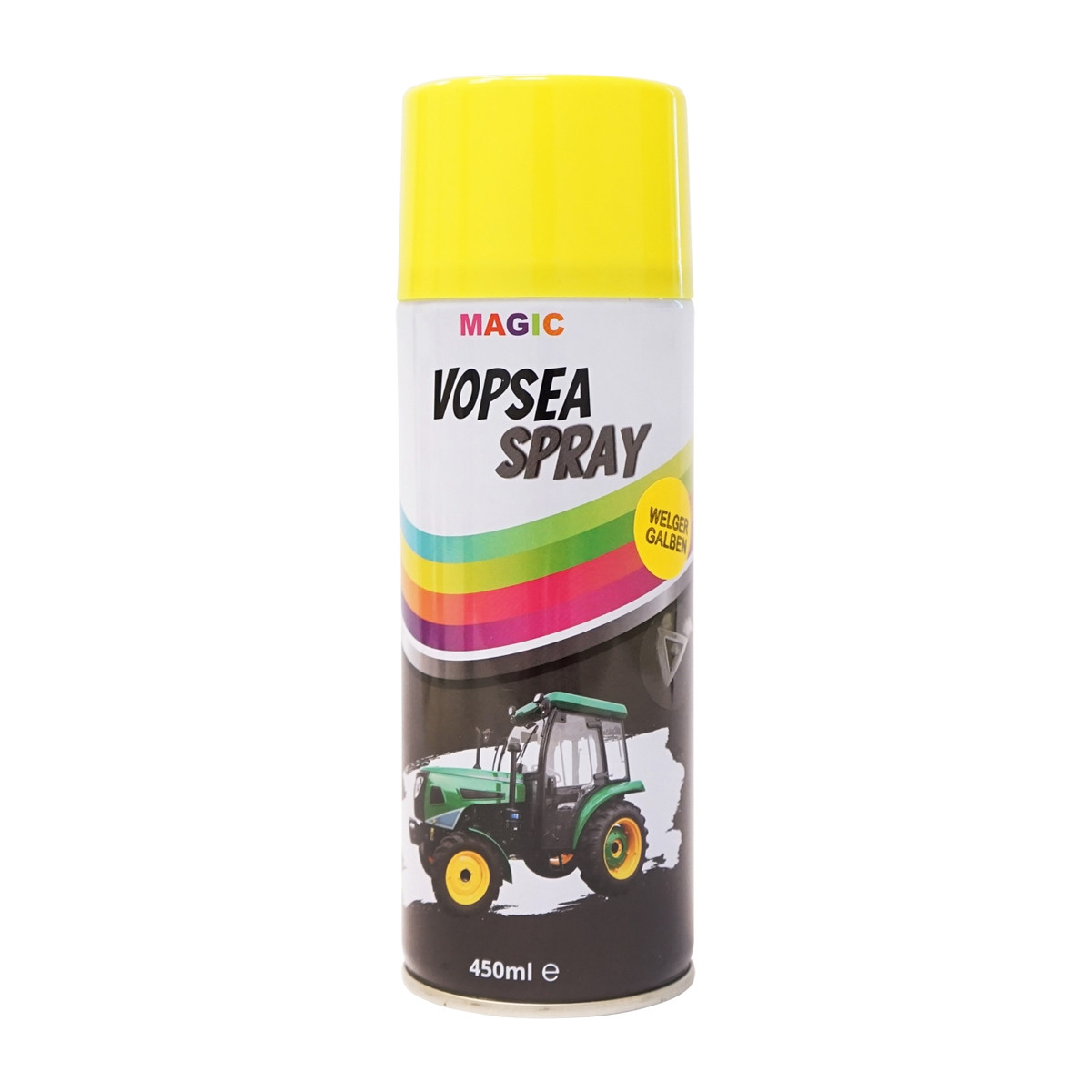 Spray vopsea auto galben tip Welger profesionala cu uscare rapida 450ml, Cod: BK831117, Brand: MAGIC