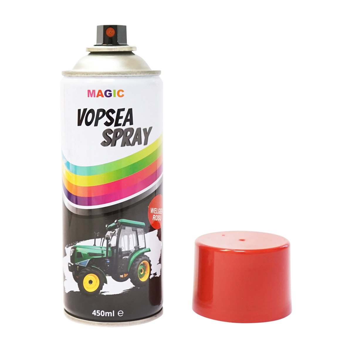 Spray vopsea auto rosu CARMIN tip Welger profesionala cu uscare rapida 450ml, Cod: BK833112, Brand: MAGIC - 1 | YEO