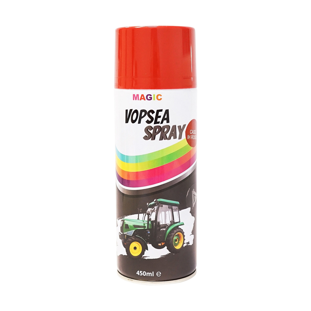 Spray vopsea auto rosu tip Case IH 3121 profesionala cu uscare rapida 450ml, Cod: BK833121,Brand: MAGIC