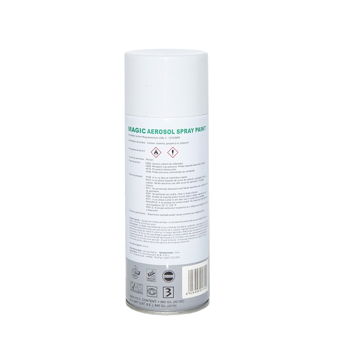 Spray vopsea MAGIC alb mat 007 400ml, Cod: FOX007, Brand: MAGIC