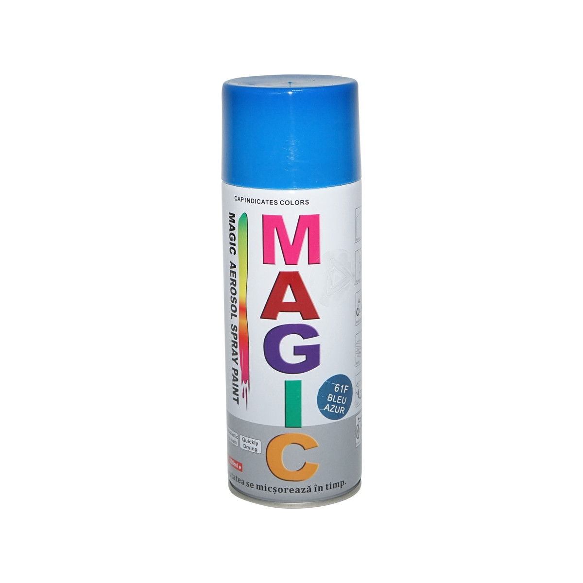 Spray vopsea Magic bleu azur 61F 450 ml, Cod: FOX61F, Brand: MAGIC