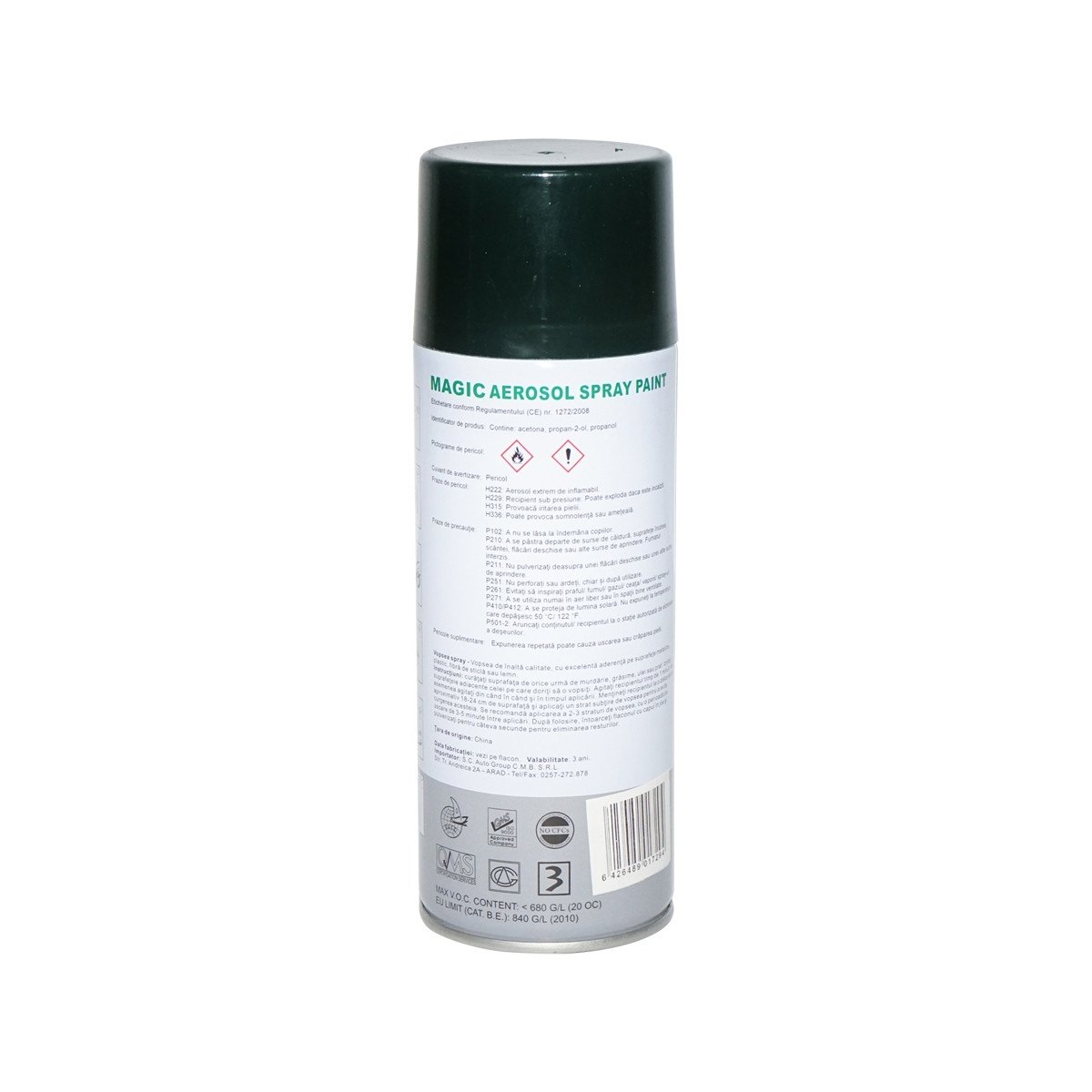 Spray vopsea Magic verde 560 400 ml, Cod: FOX560, Brand: MAGIC - 2 | YEO