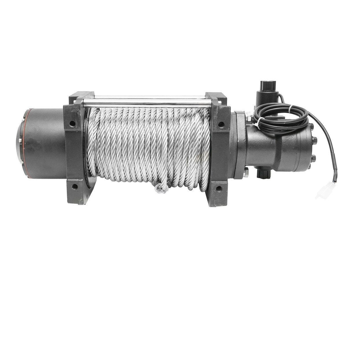 Troliu hidraulic, complet, cu telecomanda, cablu otel, tensiune alimentare 12V, sarcina maxima 6T (13300lbs), Cod: DISGT77 - 3 | YEO