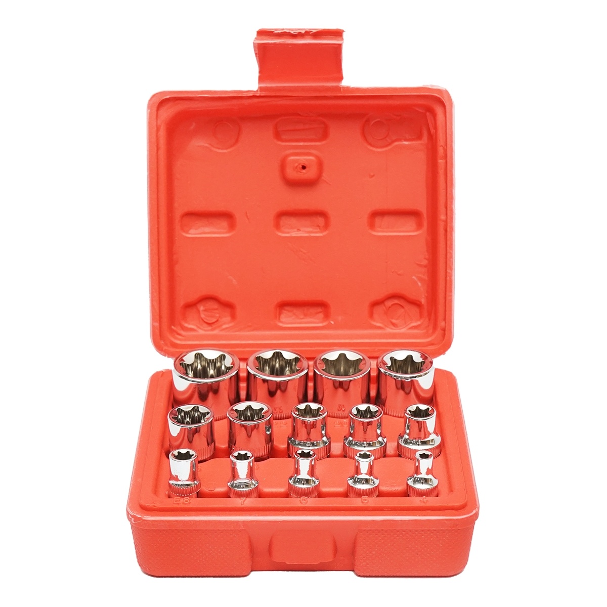 Trusa chei tubulare E-Torx 14 piese , Cod: BK80614, Brand: BRECKNER GERMANY