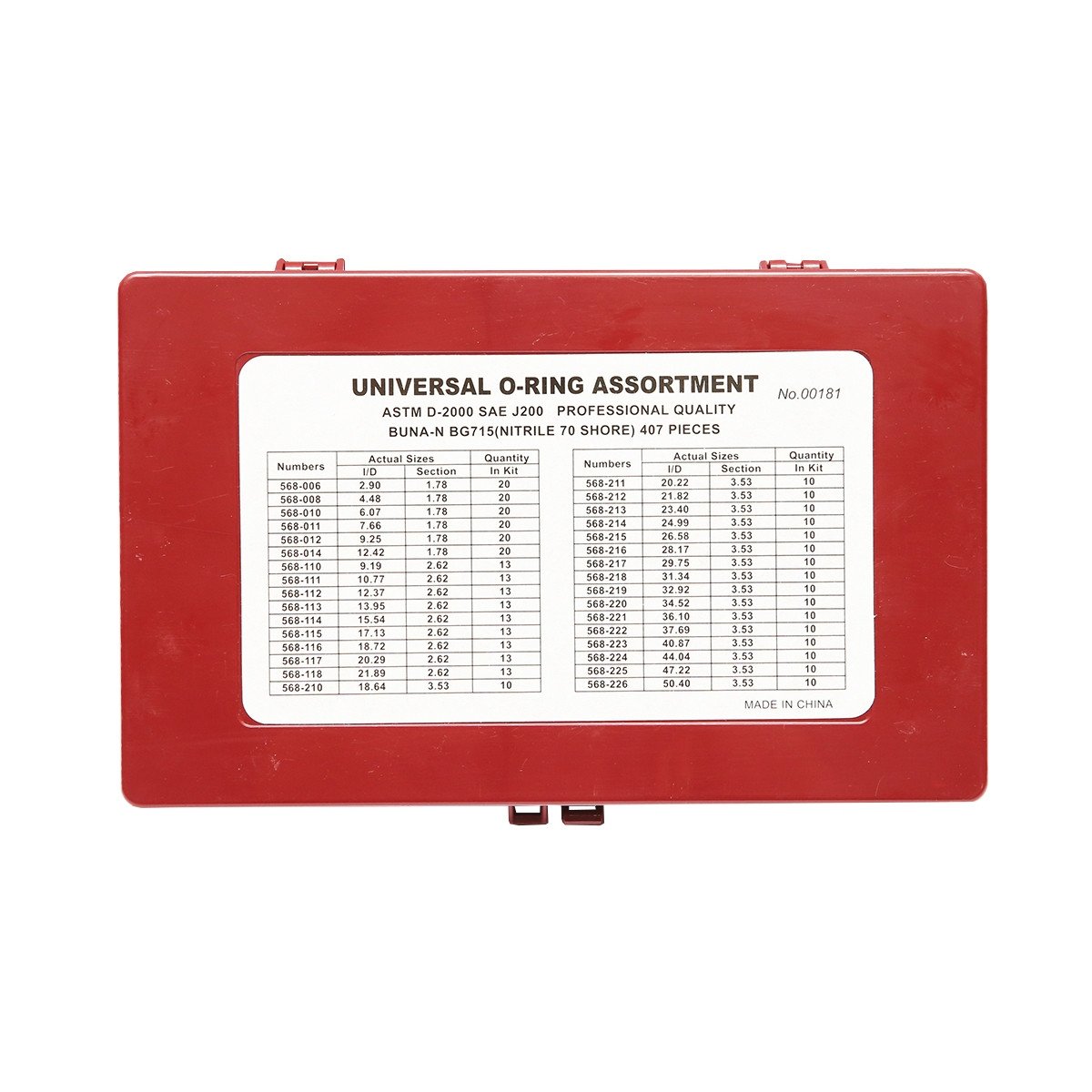 Trusa O-ring metric 407 piese, Cod: BK92147, BRECKNER GERMANY