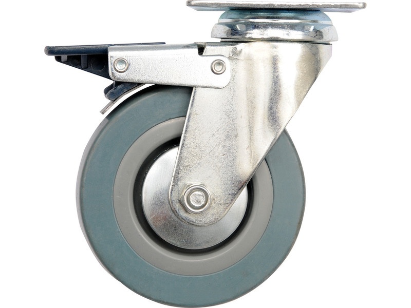 VOREL Roată industrială cu frână pivotantă 50 mm 20 kg