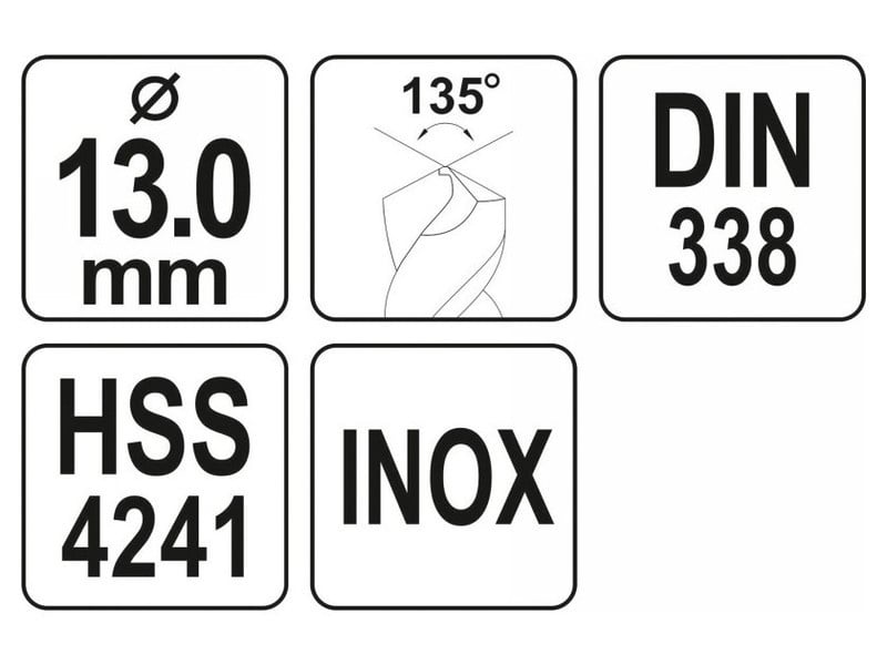 YATO Auger 13,0 x 150/100 mm inox HSS Premium - 3 | YEO