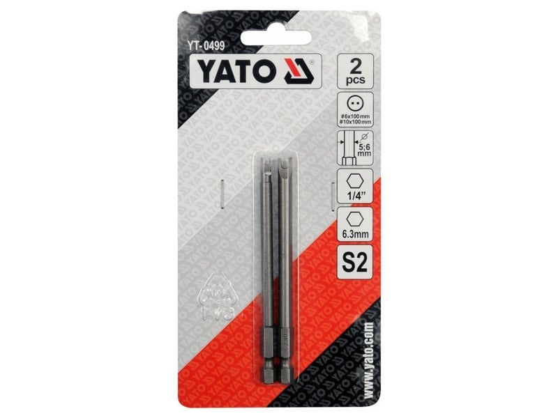 YATO Bithegy tensor NR6 + NR10 x 100 mm (2 buc) - 1 | YEO