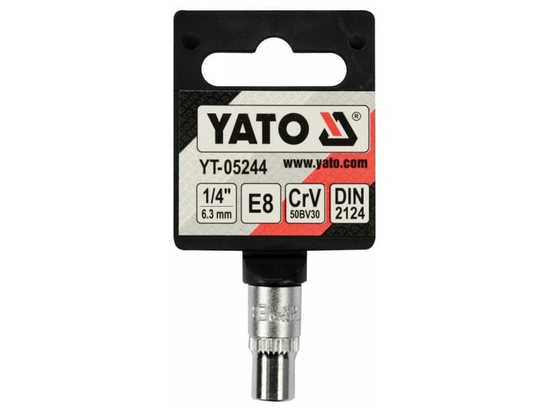 YATO Cheie tubulară externă torx 1/4" E8 CrV - 1 | YEO